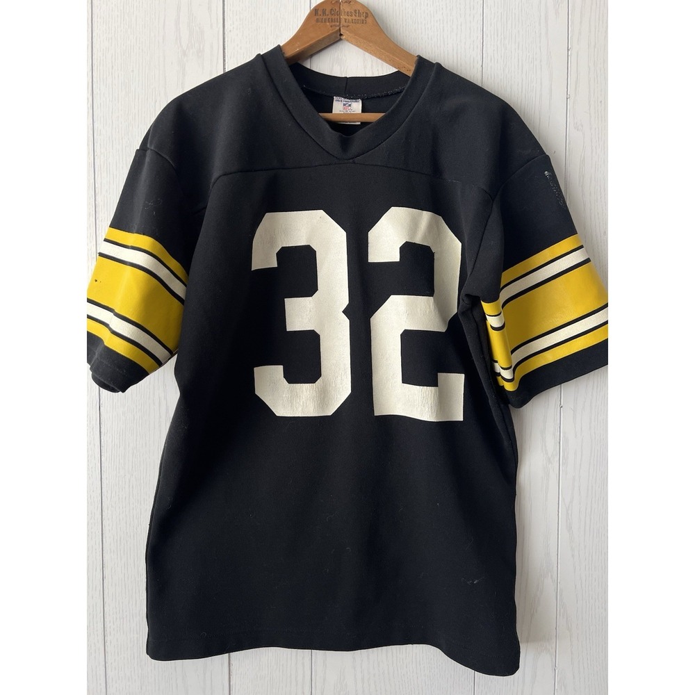 Vintage NFL football Jersey 70s 80s Pittsburgh Steelers FRANCO HARRIS MED